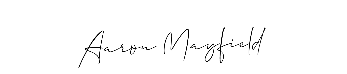 Here are the top 10 professional signature styles for the name Aaron Mayfield. These are the best autograph styles you can use for your name. Aaron Mayfield signature style 2 images and pictures png